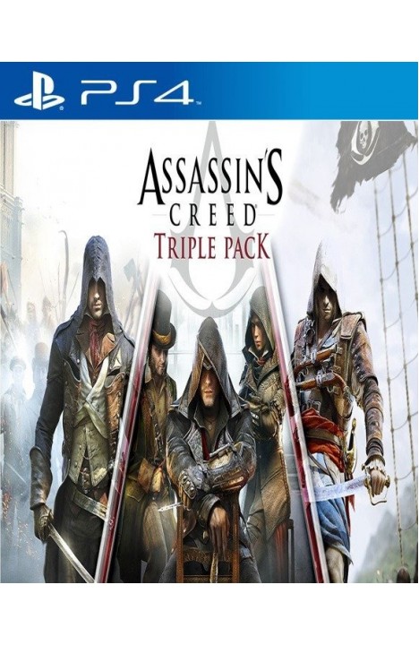 Assassins Creed Triple Pack: Black Flag, Unity, Syndicate 